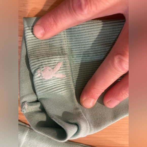Playboy leggings in a mint green color in size Large. Good Condition - Picture 4 of 4